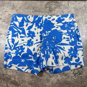 J.Crew Factory Tropical Print Mid-Rise Chino Shorts Size 2